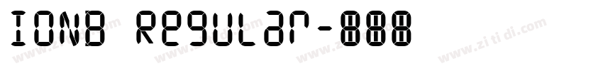 IONB Regular字体转换